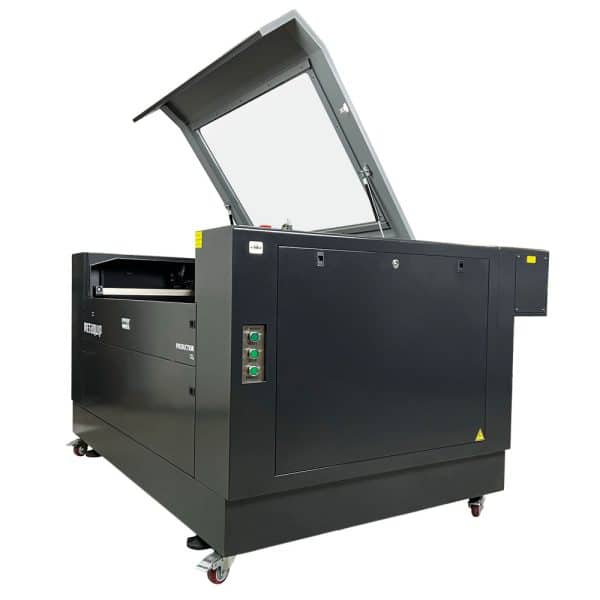 CO2 laser machine production - valve open