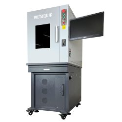 Production fiber laser engraving machine - closed
