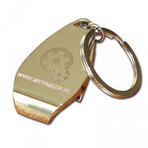 Key ring laser engraving with a fiber laser