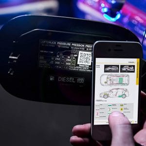 Product traceability QR code for automotive industry