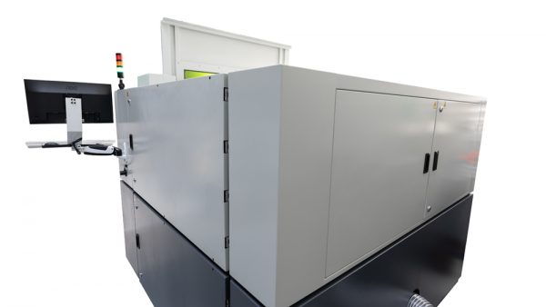 Back of MetaQuip FC1390 metal laser cutter