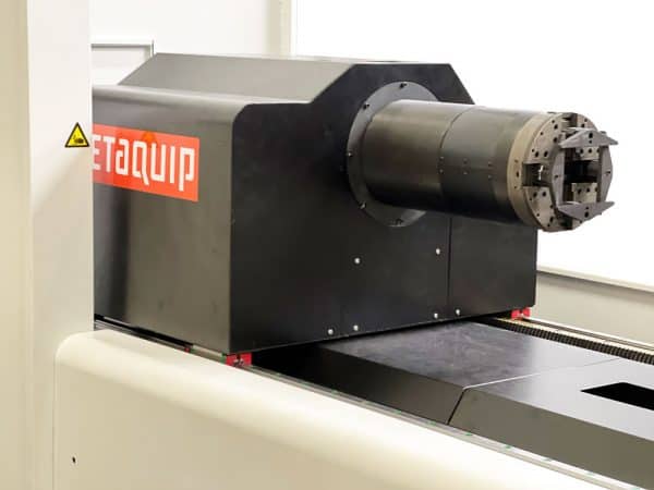 Tube laser cutter gripper