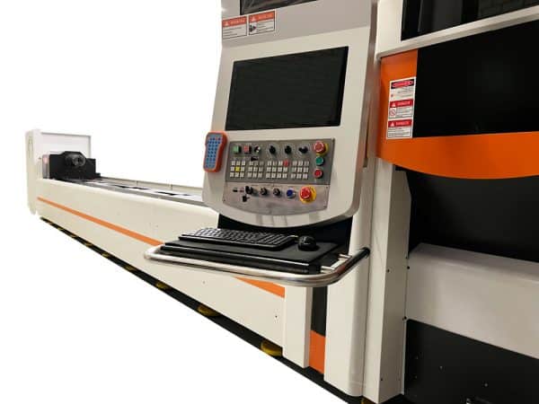 Tube laser cutter operation