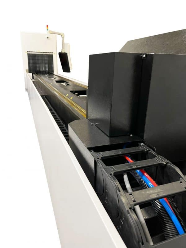Tube laser cutter back to front