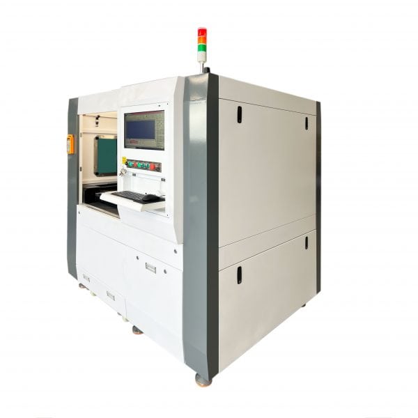 MQ FC6060 fiber metal laser cutter side view right