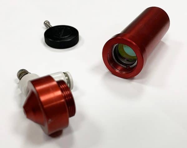 High resolution CO2 laser lens set