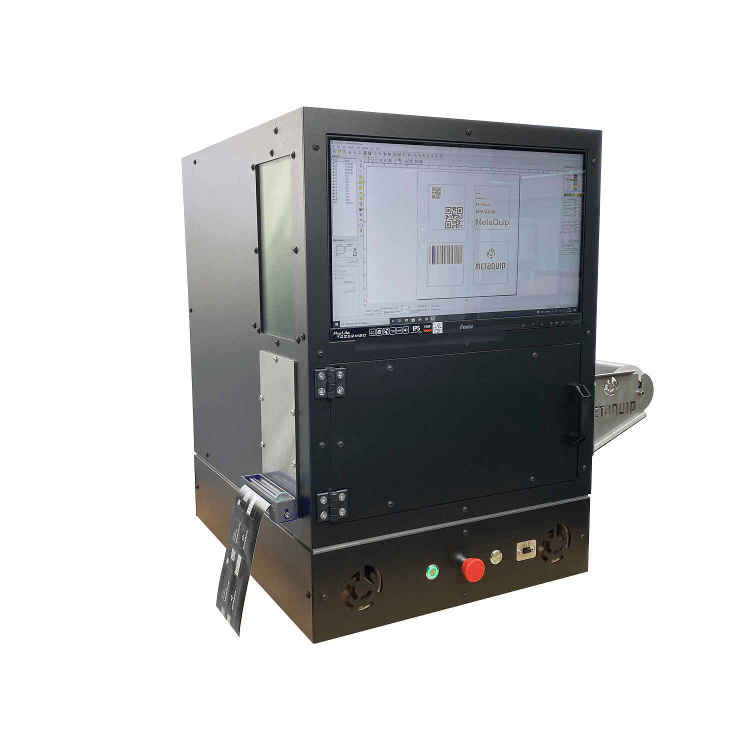 Nippon AX series Laser Sticker Engraving Machine