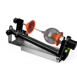 Laser engraving of wine glasses