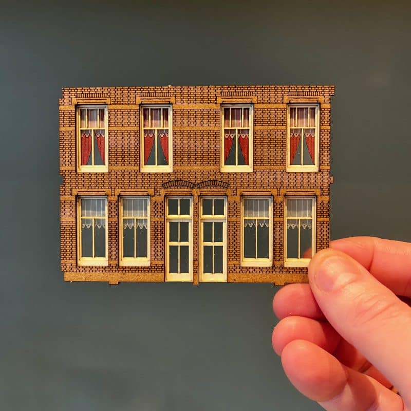 Scale model and model making with laser technique