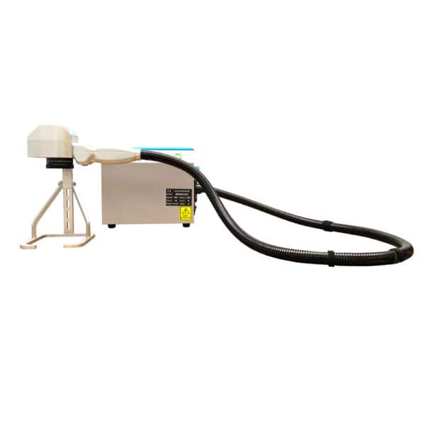 Portable laser engraving machine - side view