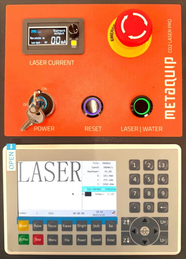 Professional CO2 Laser - interface